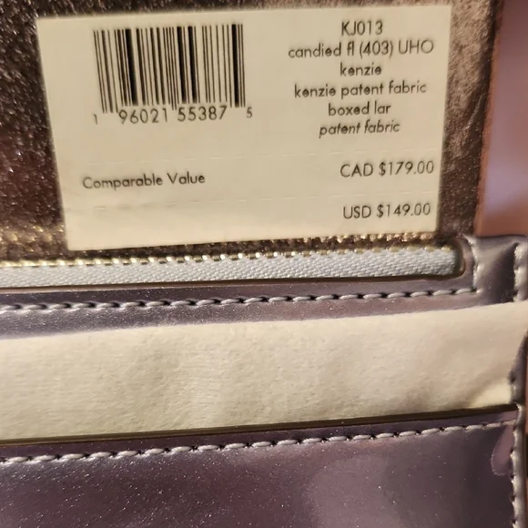 NWT Kate Spade Purple Handbag, Wallet w/ KS Dust Bag *OPEN TO REASONABLE OFFERS* - Picture 6 of 10